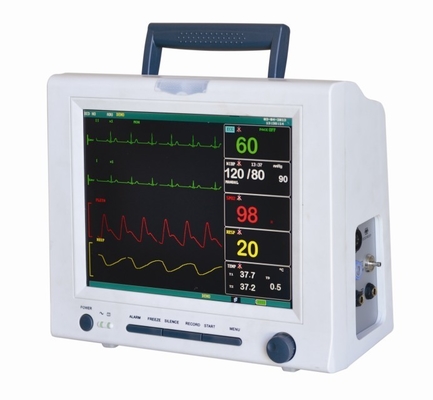 다수인 병원 포터블 - ECG, 호흡, NIBP,SPO2와 매개 변수 환자 모니터
