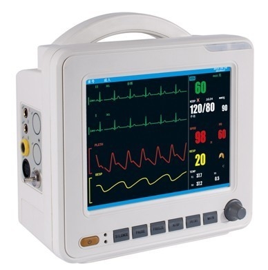 8.4 ECG, 호흡, NIBP와 인치 TFT 디스플레이 가지고 다닐 수 있는 다중 매개변수 환자 모니터