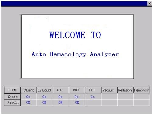 AC100 - 240V 50/60HZ 두 배 채널 정맥 가득 차있는 자동 Hematology 해석기 9.6ul